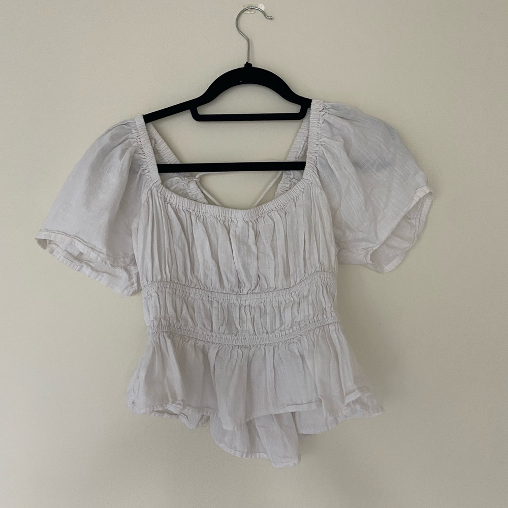 Free People White Top